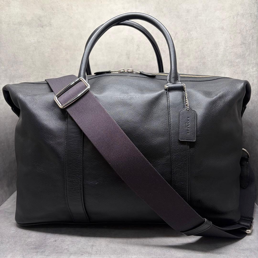バッグ Coach Voyager 2WAY Leather Duffel Bag
