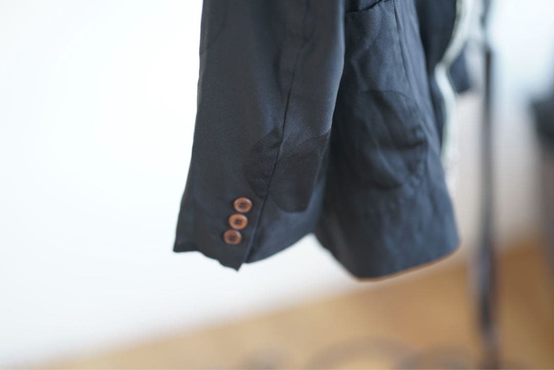 14aw ポリ縮 dot zip jacket コムデギャルソン オムプリュス