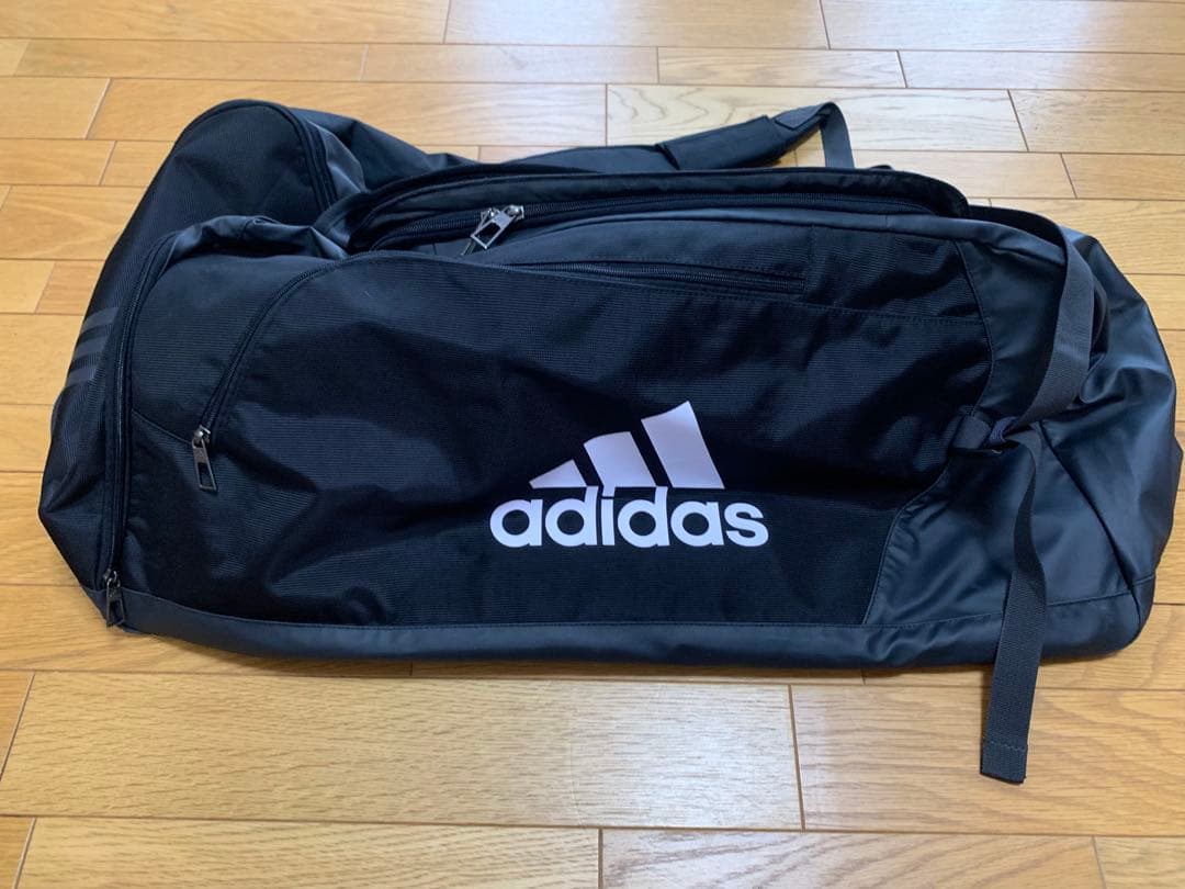 adidas アディダス ダッフルバッグ チームバッグ 75L ブラック