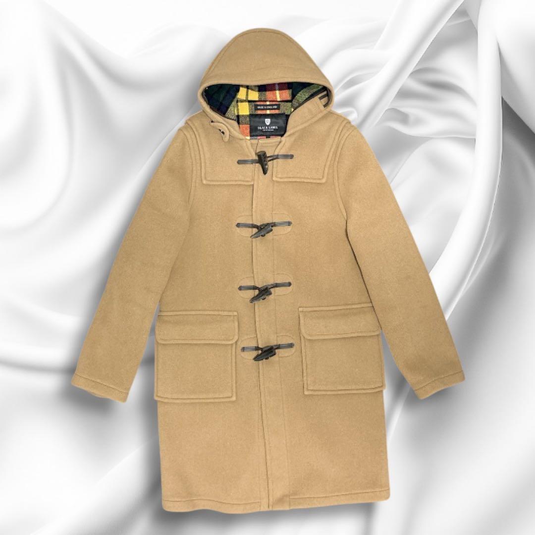 や*ぢ様 BLACK LABEL×Gloverall ダッフルコートキャメル　L
