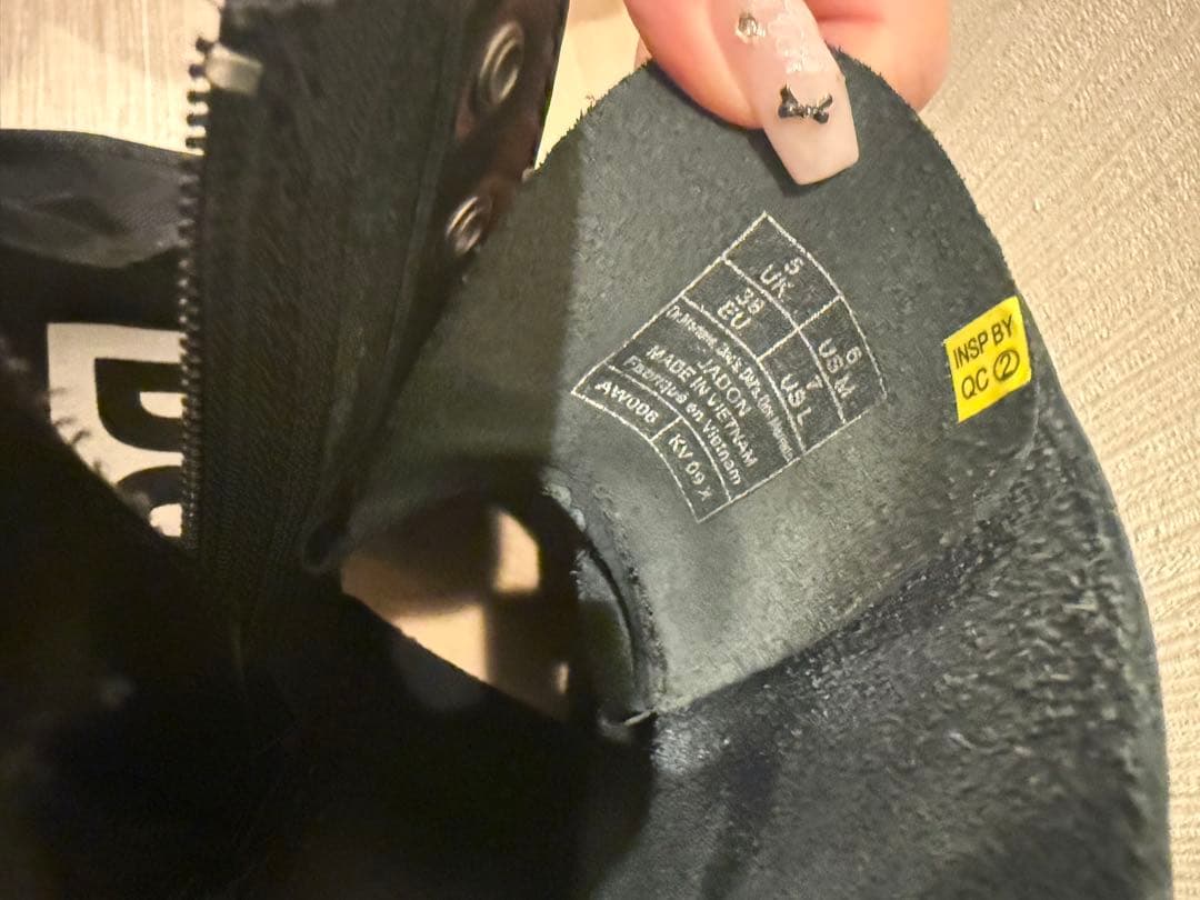 Dr.Martens ジェイドンダブルソールサイドジップ厚底レースアップレザー