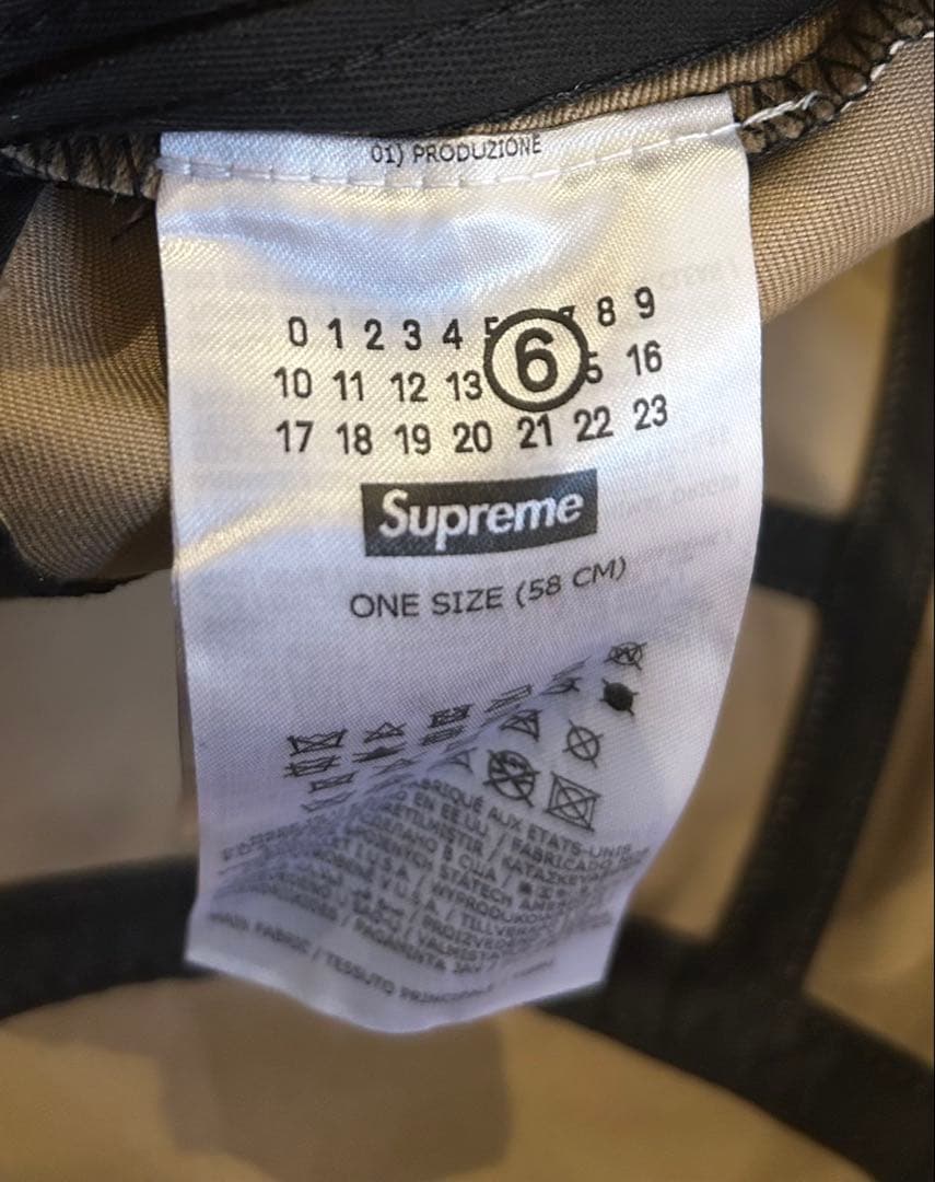 帽子 Supreme x MM6 Maison Margiela Cap