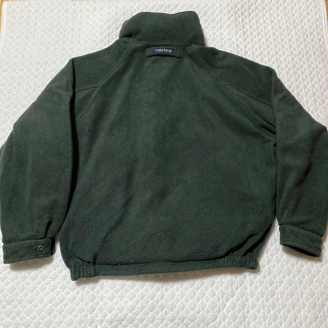 Nautica 黒 ジャンパー　リバーシブル　シェルドシンチラ　フリース