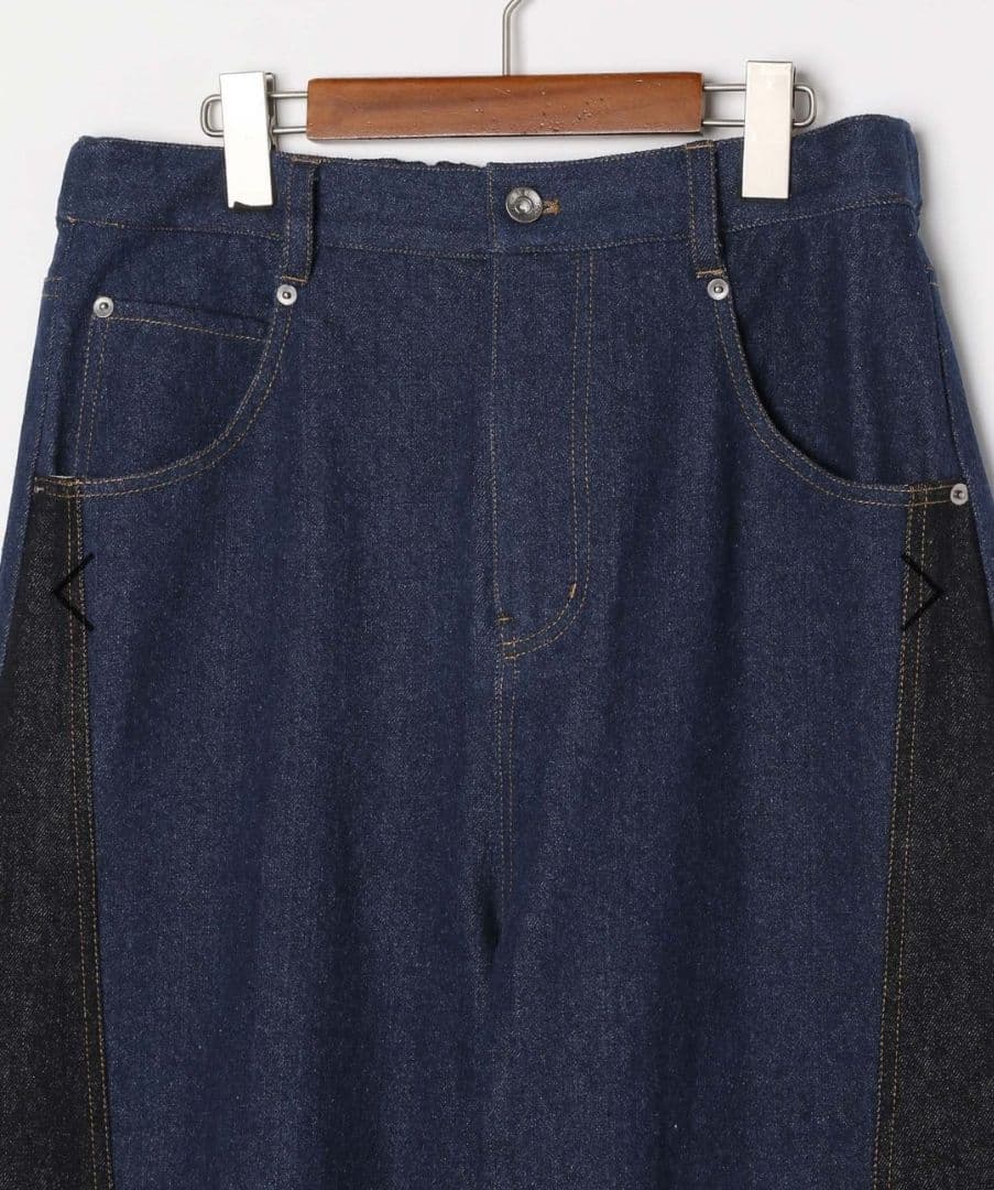 【新品タグ付き】be with M Misayoデニムパンツ インディゴMサイズ