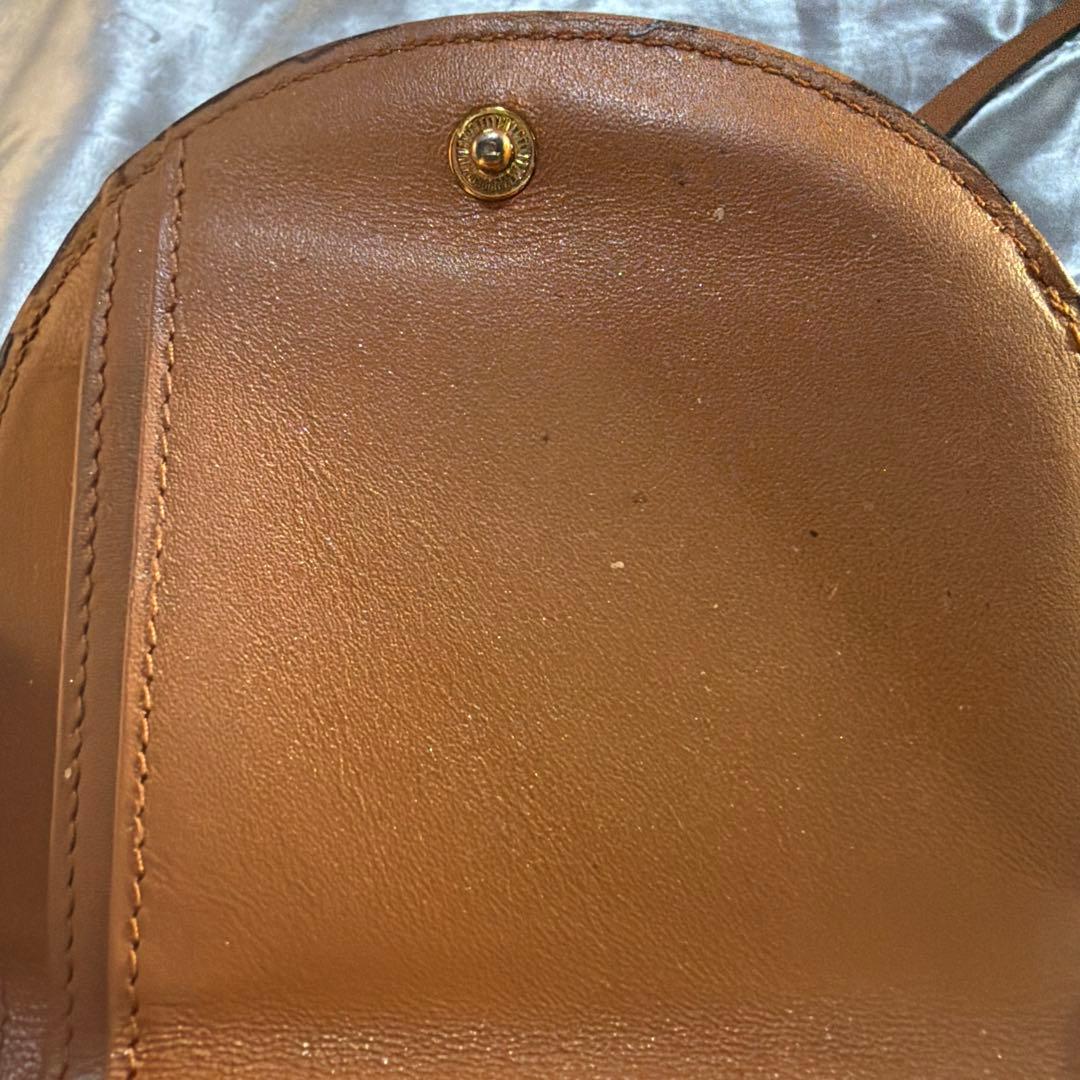 MCM mcm ウォレットチェーン 財布 ブラウン