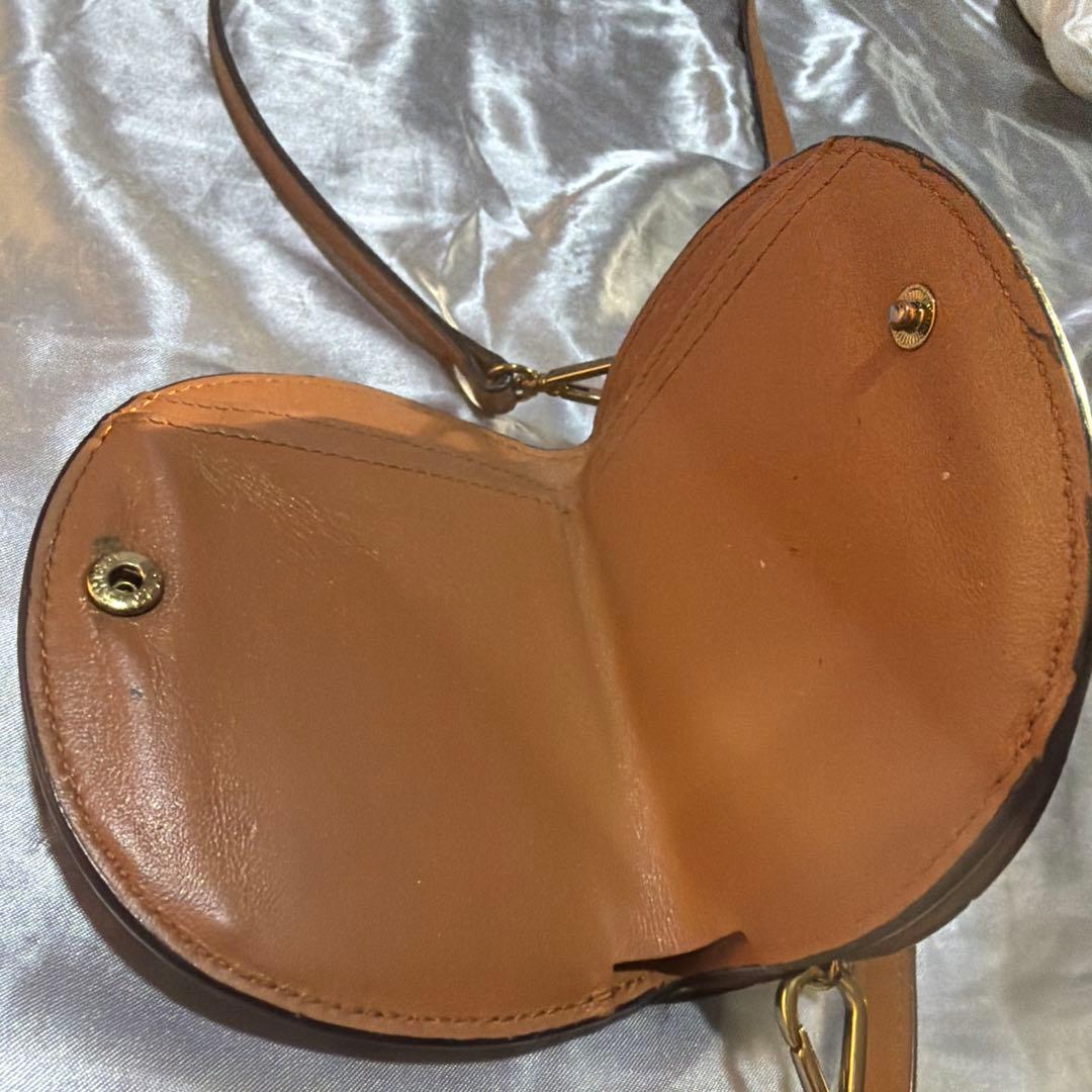 MCM mcm ウォレットチェーン 財布 ブラウン