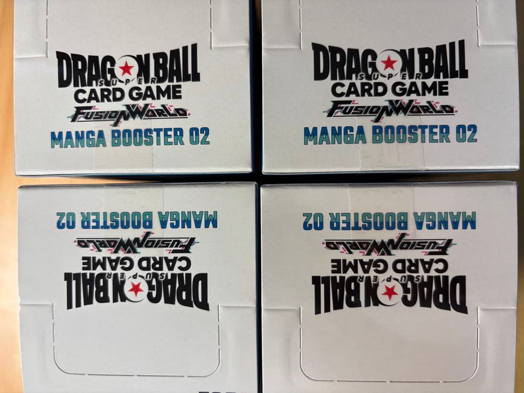 ドラゴンボールカードゲーム　MANGA BOOSTER 02 4BOX テープ有