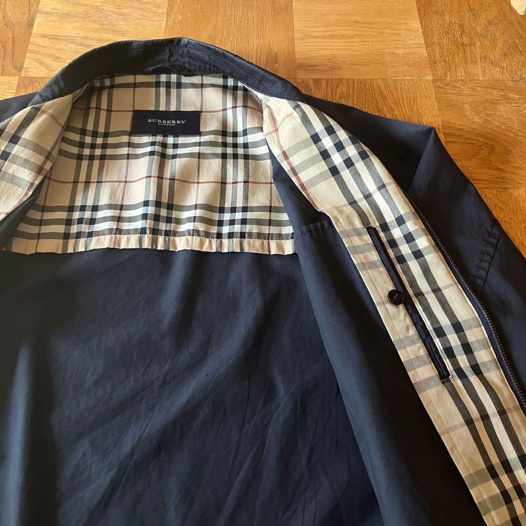 BURBERRY LONDON スイングトップ　ハリントンジャケット　ネイビー
