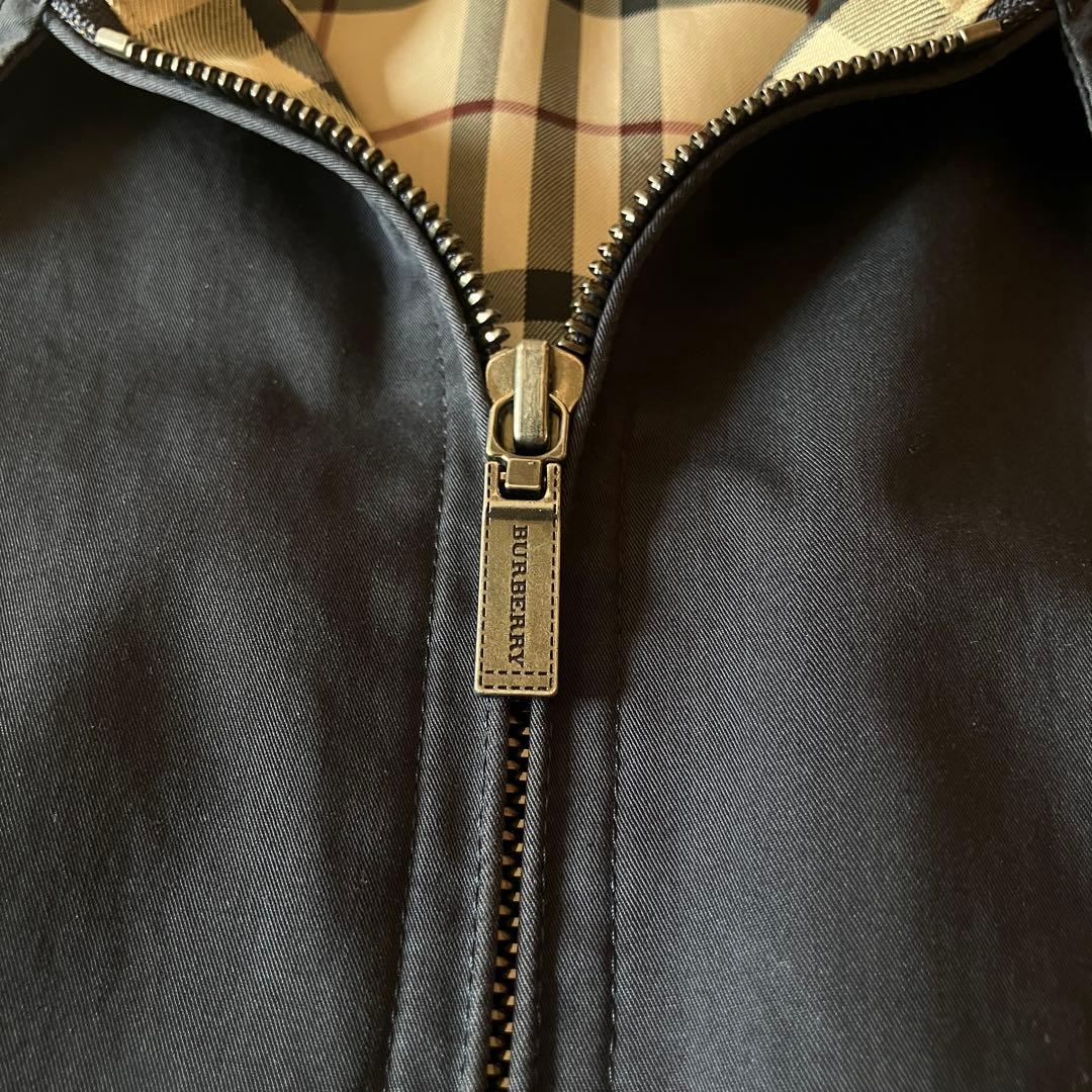 BURBERRY LONDON スイングトップ　ハリントンジャケット　ネイビー