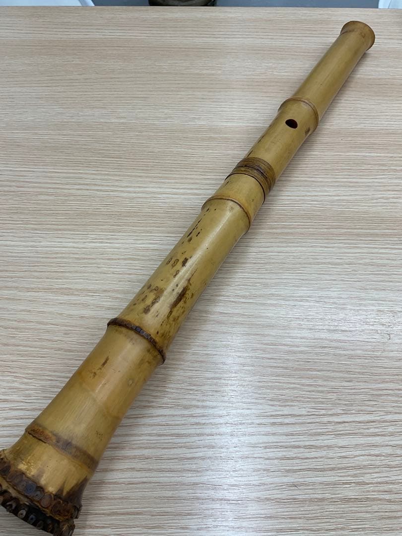 【俊川作】尺八 竹製 和楽器