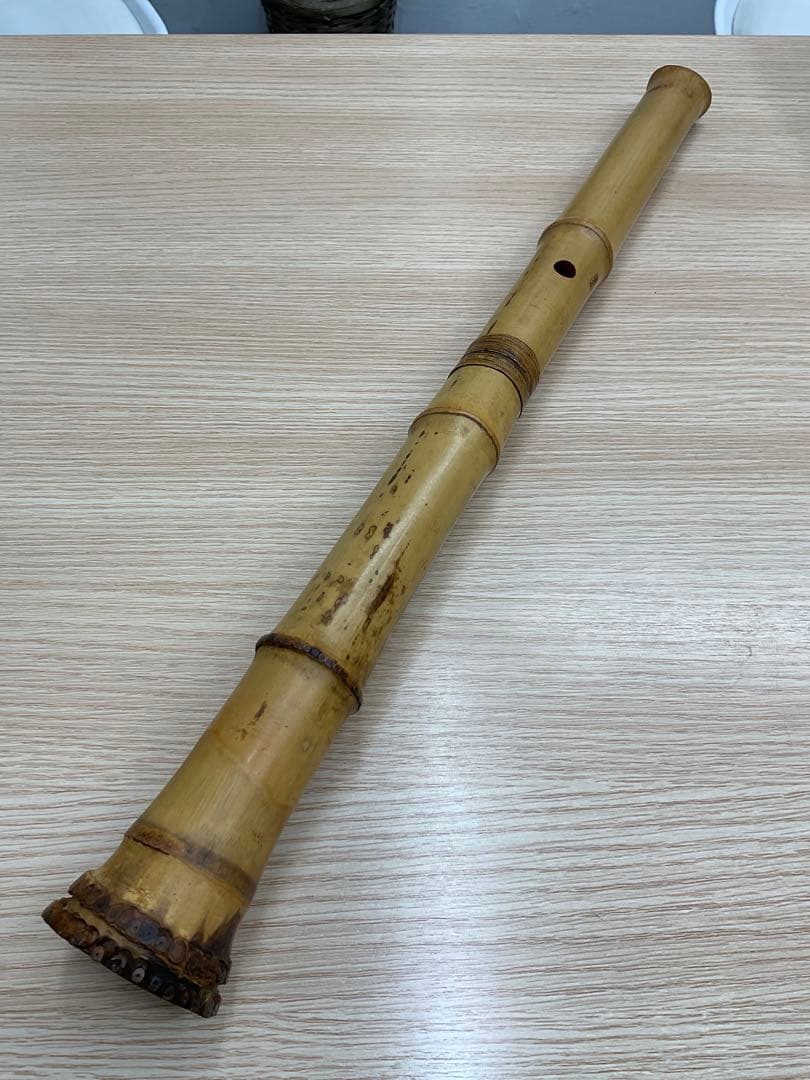 【俊川作】尺八 竹製 和楽器