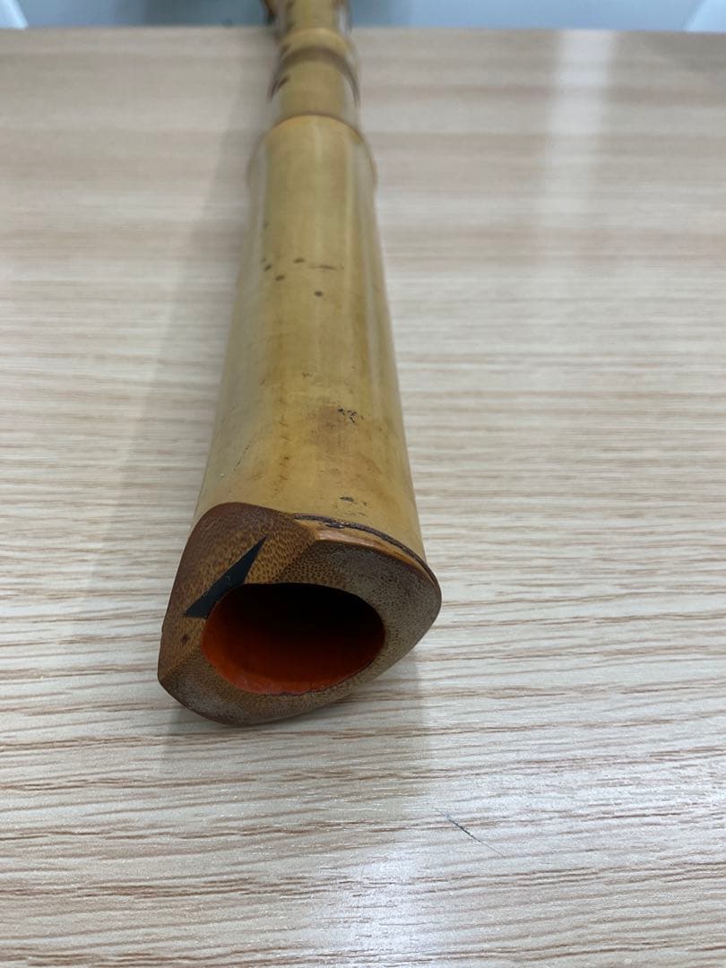 【俊川作】尺八 竹製 和楽器
