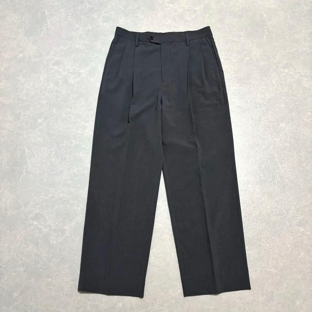 【美品】CITEN セットアップ 軽量 ジャケット ワイドパンツ M 春 グレー
