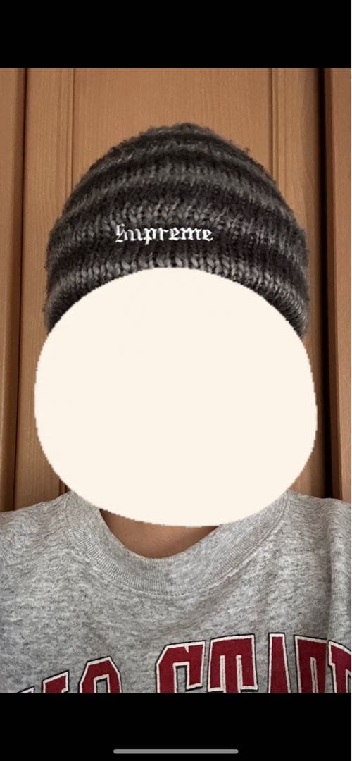 Supreme ストライプ ニットビーニー ボーダー