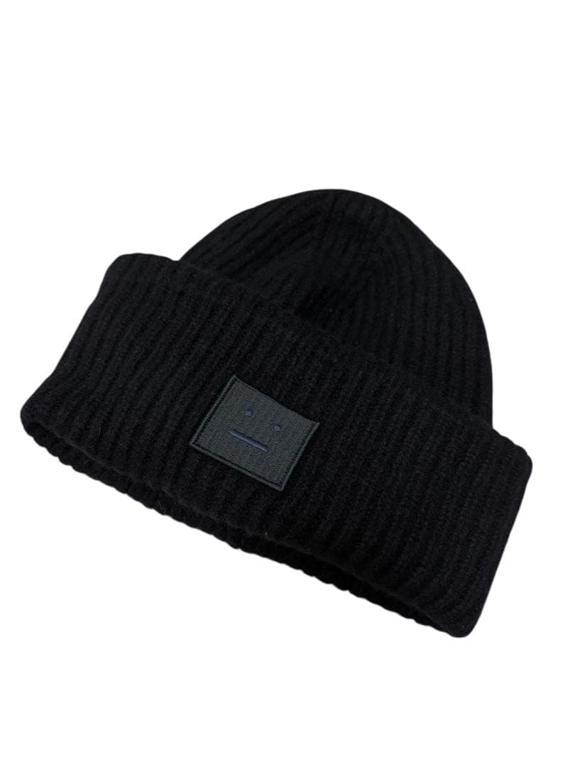 Acne Studios ニットキャップ　ウール　ブラック