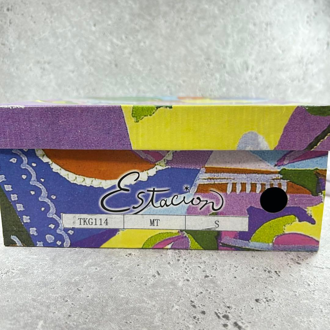 【箱付 新品】Estasion エスタシオン ショートブーツ ジップ付き S