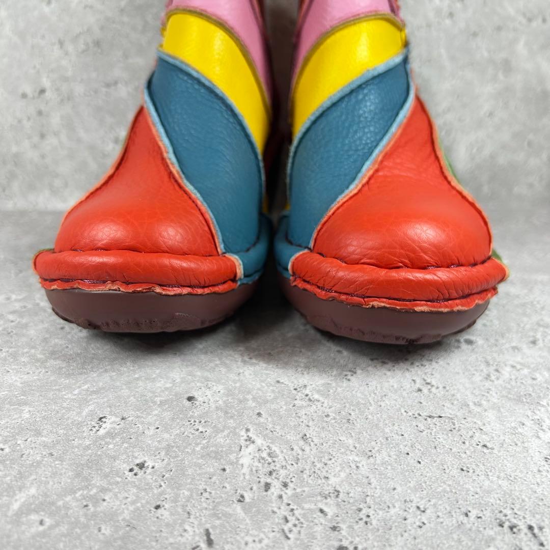 【箱付 新品】Estasion エスタシオン ショートブーツ ジップ付き S