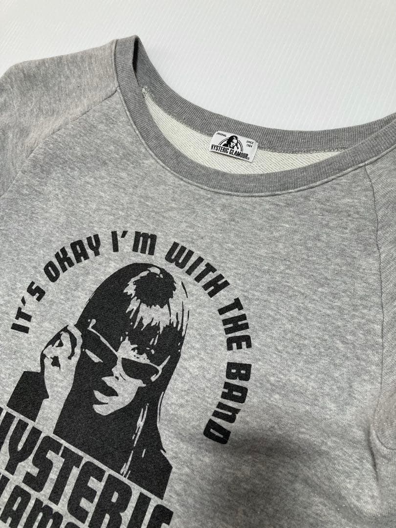 HYSTERIC GLAMOUR グレー スウェットワンピース