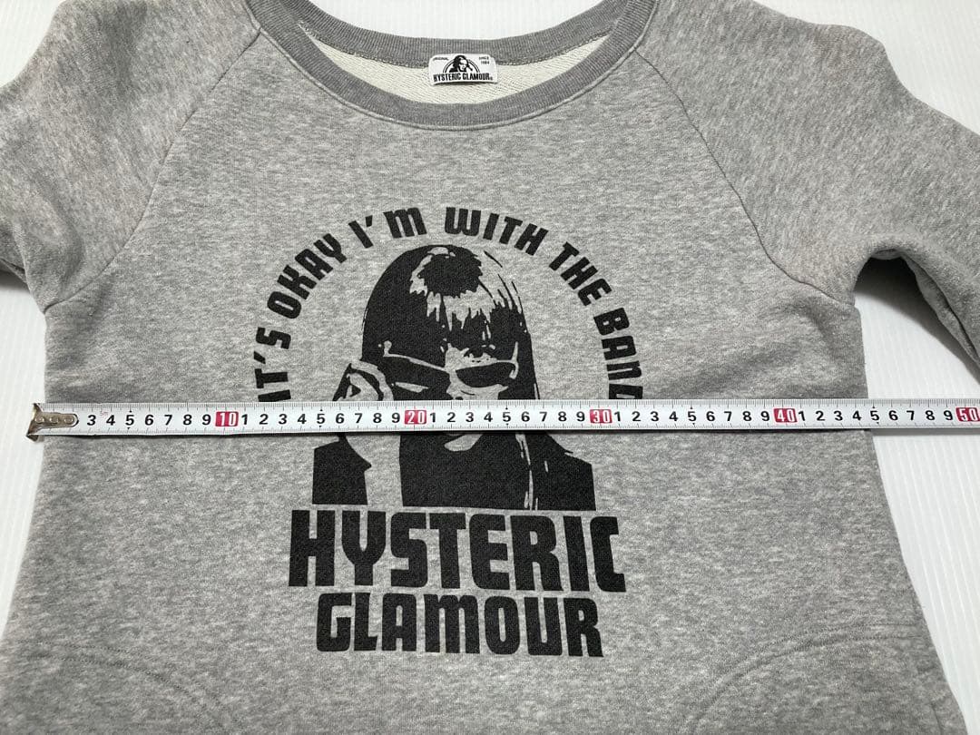 HYSTERIC GLAMOUR グレー スウェットワンピース