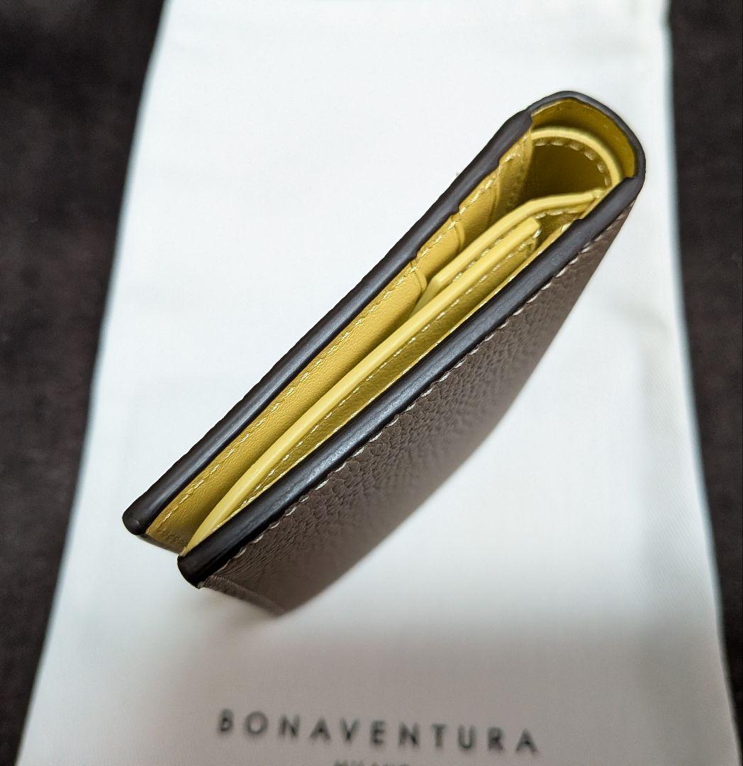 り*み様 ☆BONAVENTURA 二つ折り財布 エトープ×イエロー