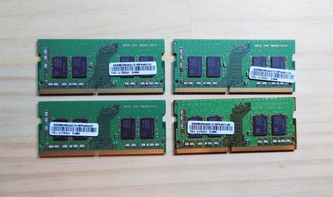 m*o様 Samsung DDR4 32GB (8GB×4枚)メモリー 2400