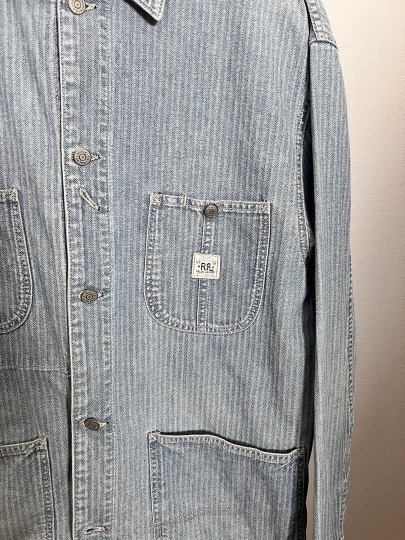 RRL 90s 三つ星　ヘリンボーン　カバーオール