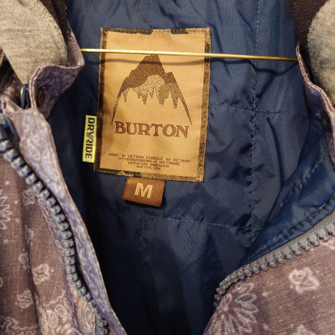 BURTON パターン柄 フード付きジャケット M