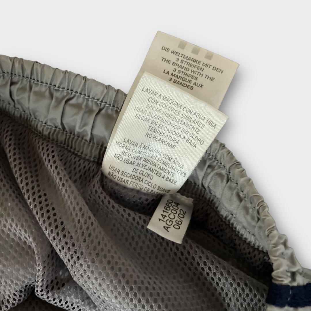 極太00s old adidas USA規格 XL バギーナイロントラックパンツ