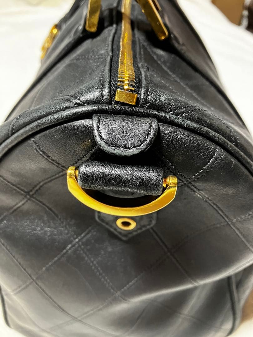CHANEL ボストンバック肩紐付き