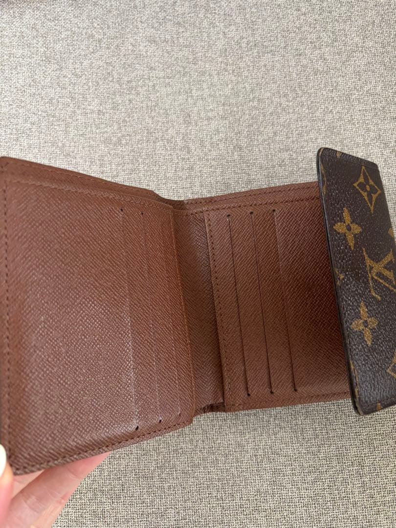 【箱付超美品】LOUIS VUITTON 二つ折り財布 モノグラム
