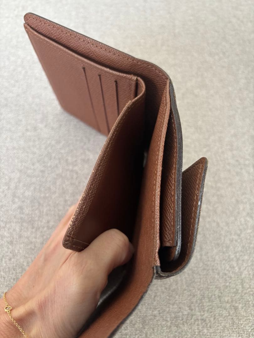 【箱付超美品】LOUIS VUITTON 二つ折り財布 モノグラム