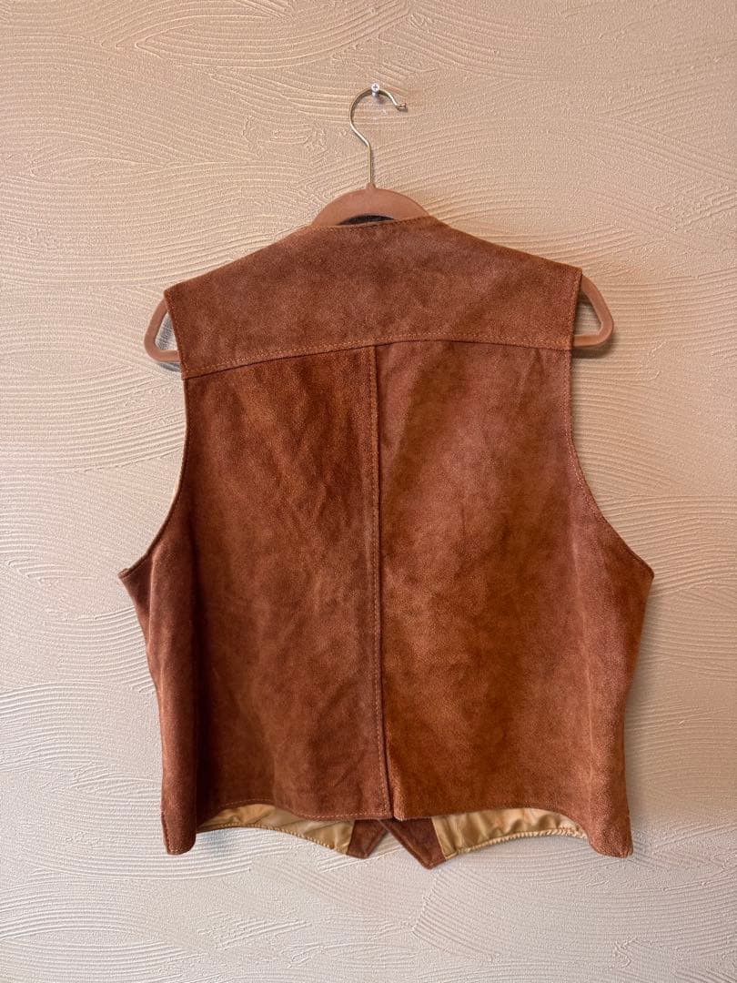 Schott スウェードレザーベスト(ジレ)XLサイズ