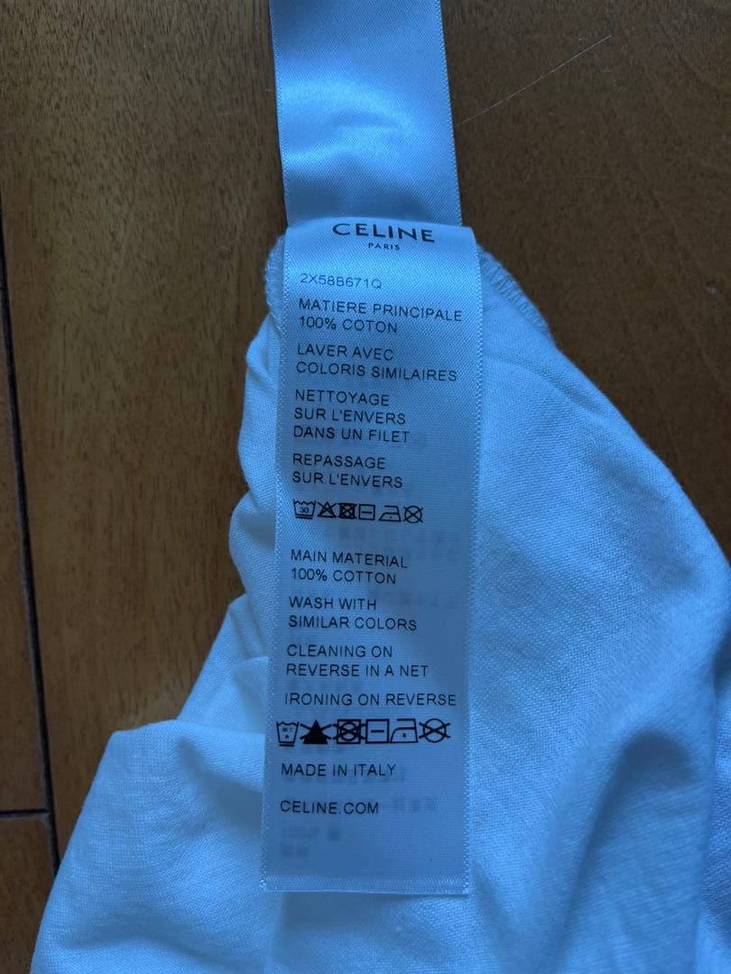 新品 セリーヌ CELINE Tシャツ　トリオンフロゴ