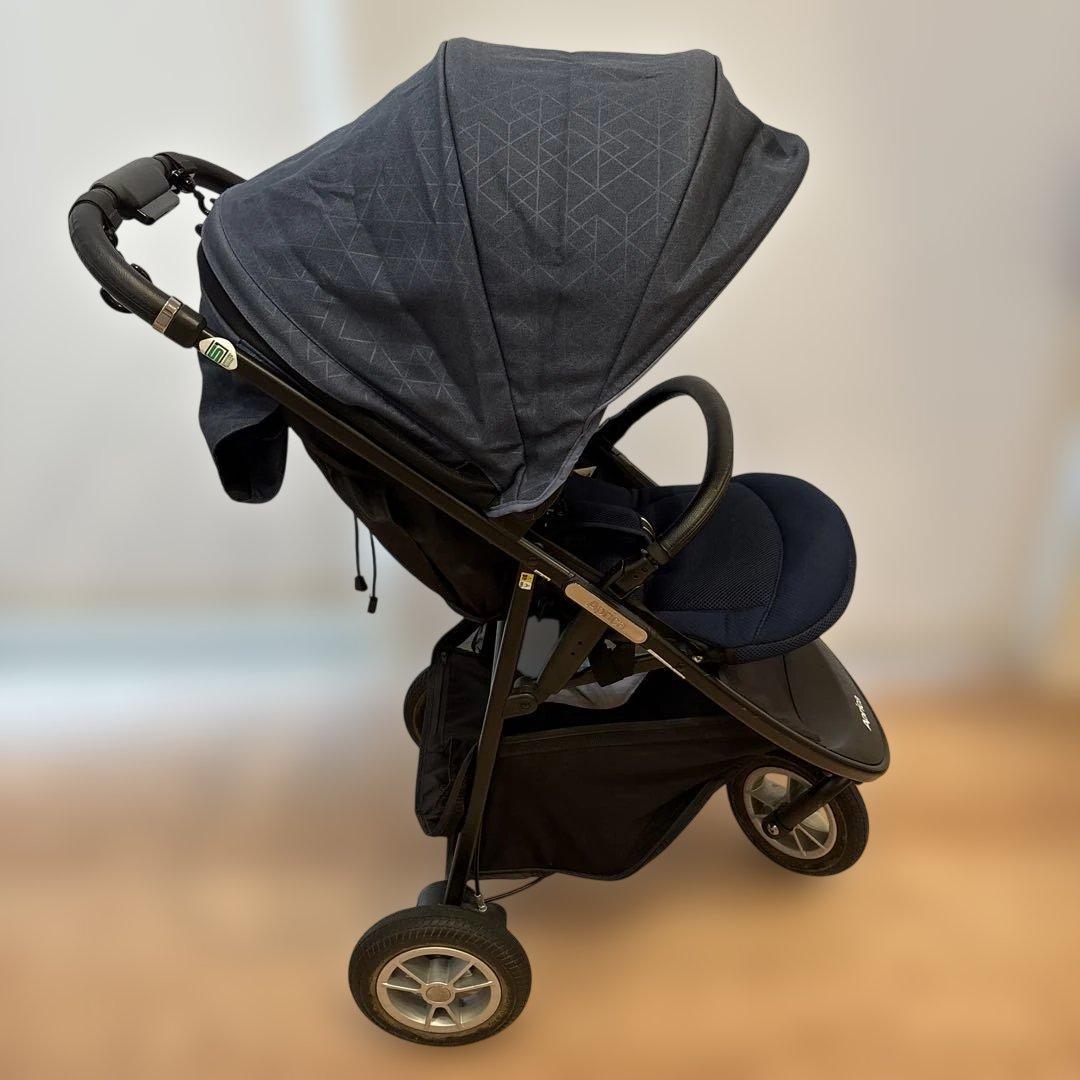 Aprica スムーヴ　プレミアム　ベビーカー ブルーデニム　アップリカ