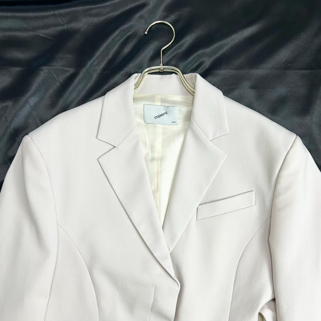新品タグ付き　coperni コペルニ　変形　テーラードジャケット　白　S