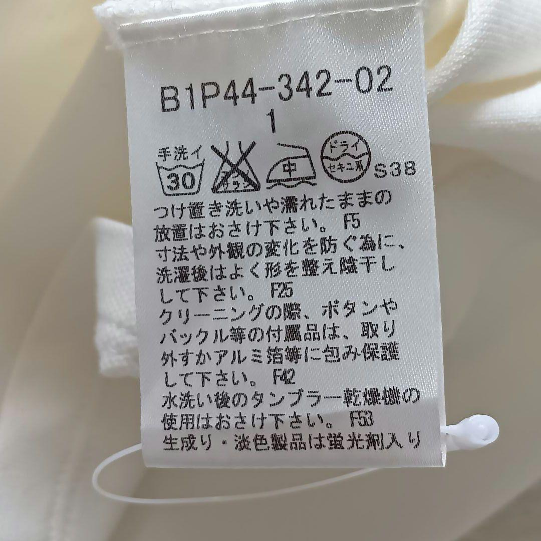 【美品】BURBERRY LONDON バーバリー 丸襟 半袖 ポロシャツ 白