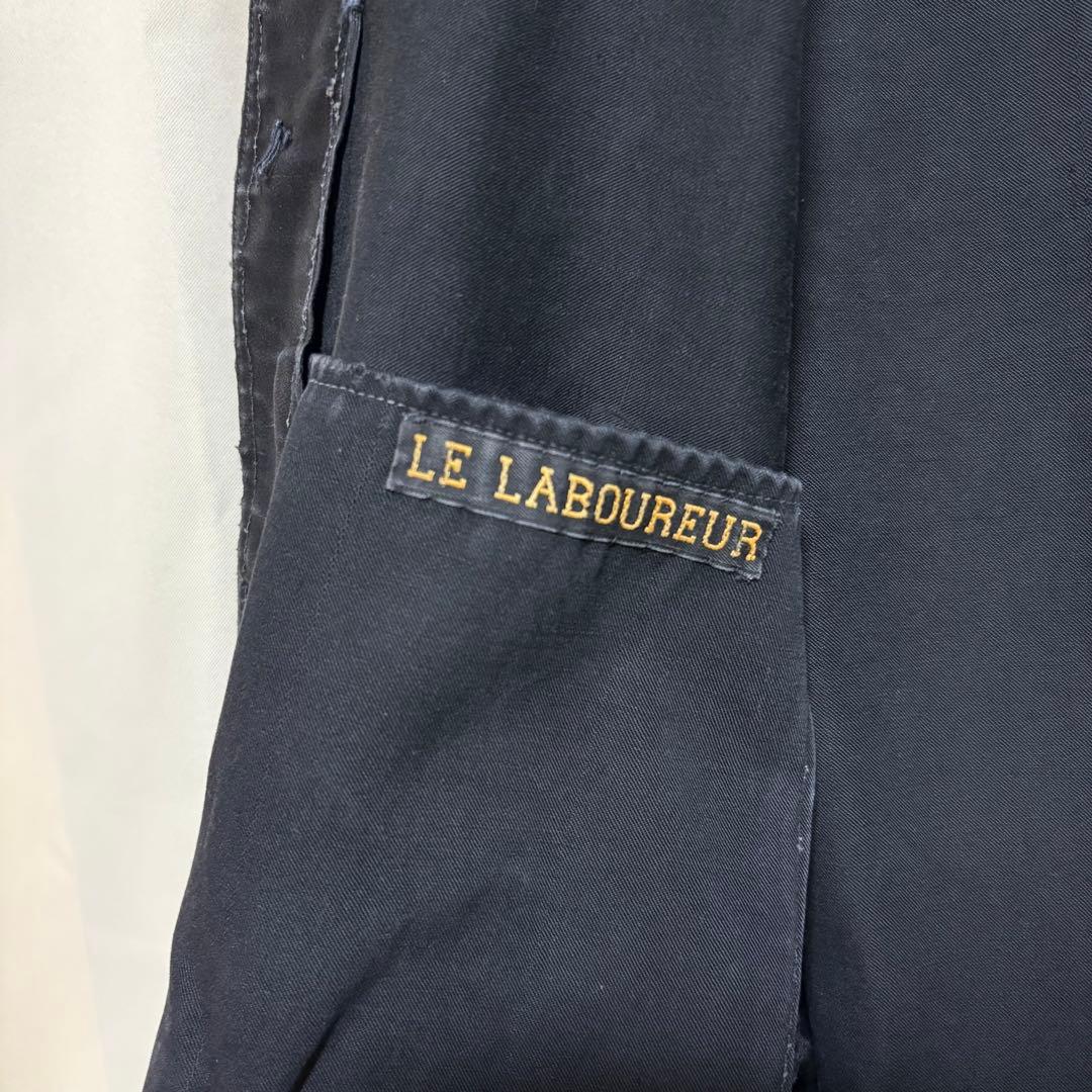 y040402 LE LABOUREUR カバーオールジャケット　ブラック　レア