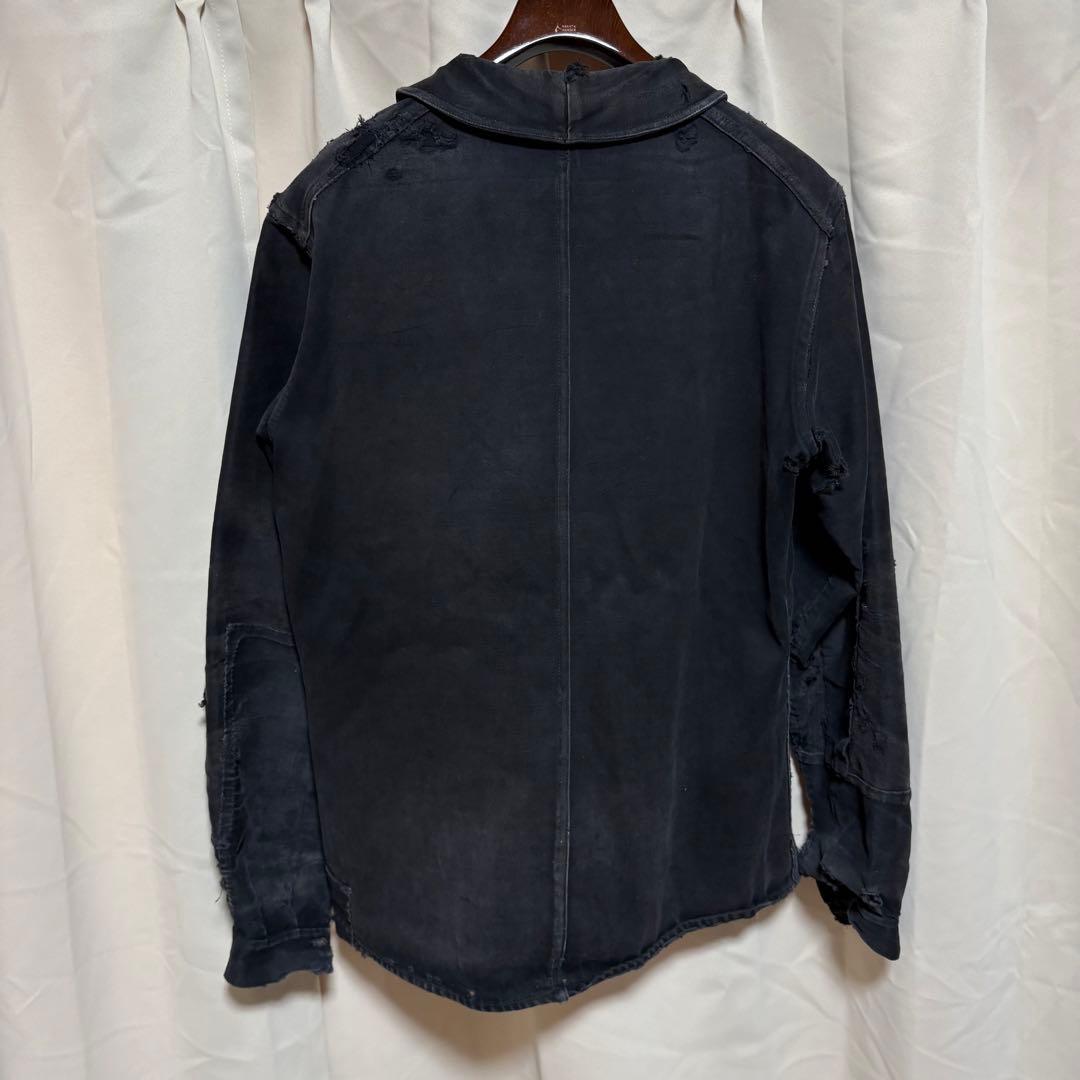 y040402 LE LABOUREUR カバーオールジャケット　ブラック　レア