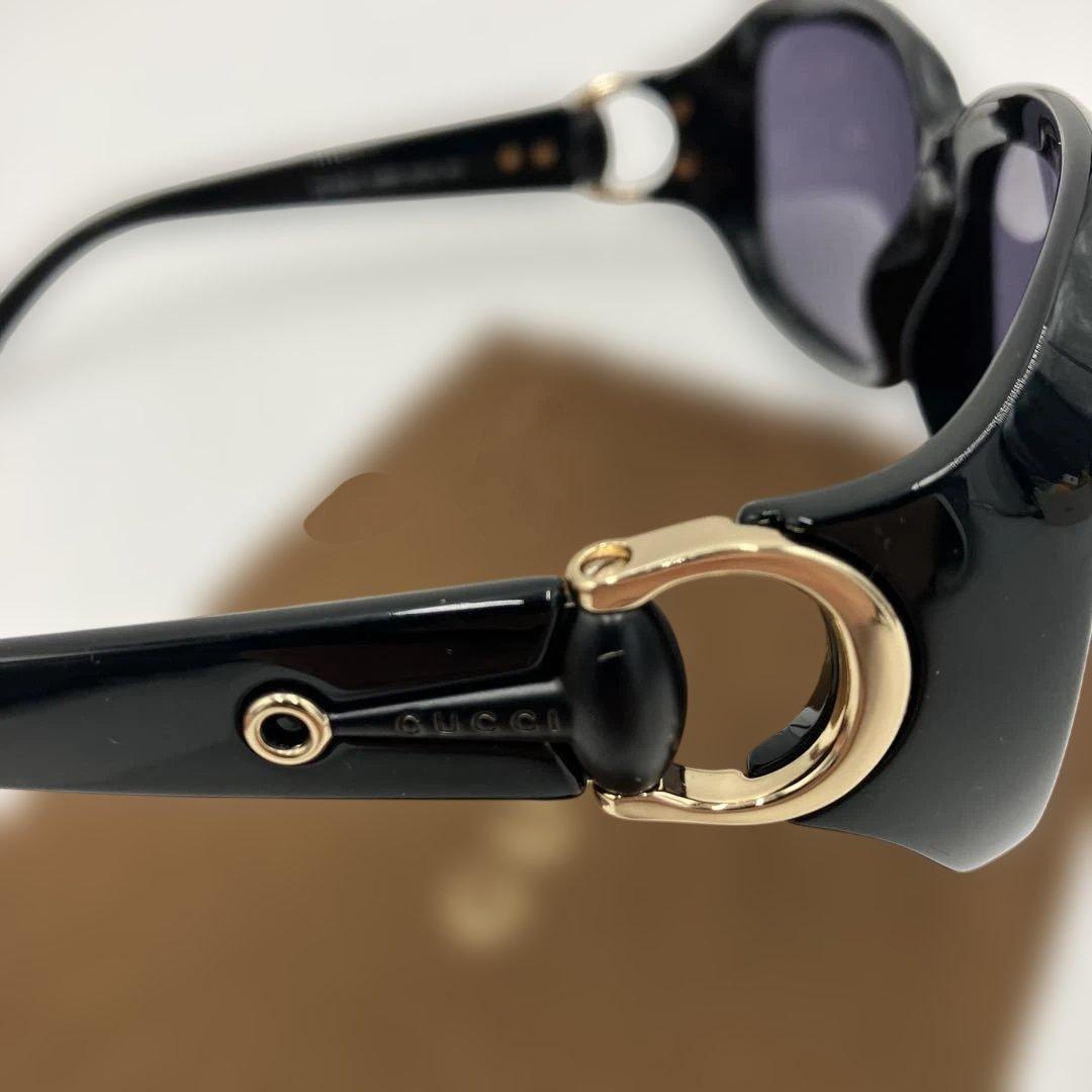 GUCCI ケース付き イタリア製 ブラックサングラス レディース
