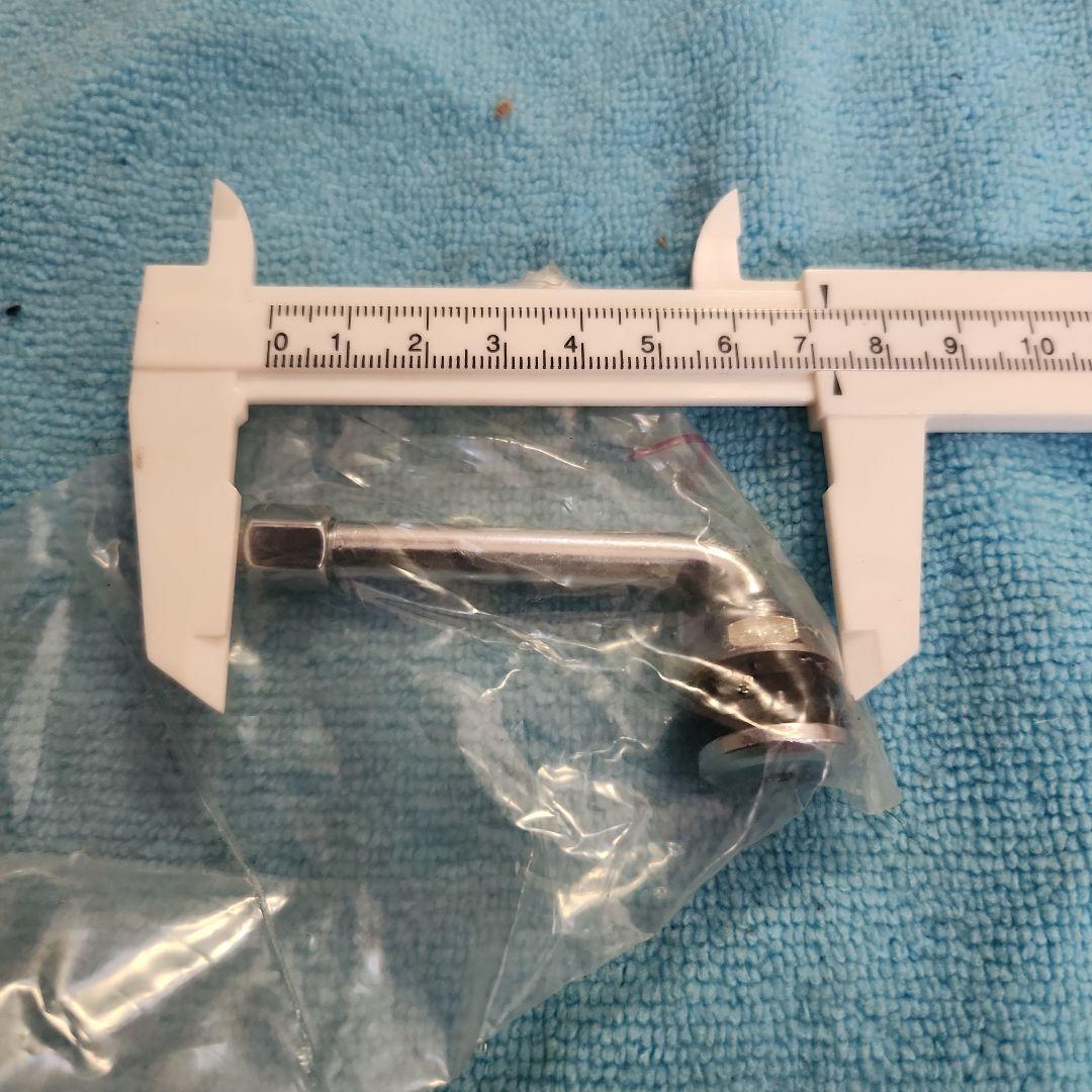 WARK L字型金属エアバルブー 4個セット 約7.3cm