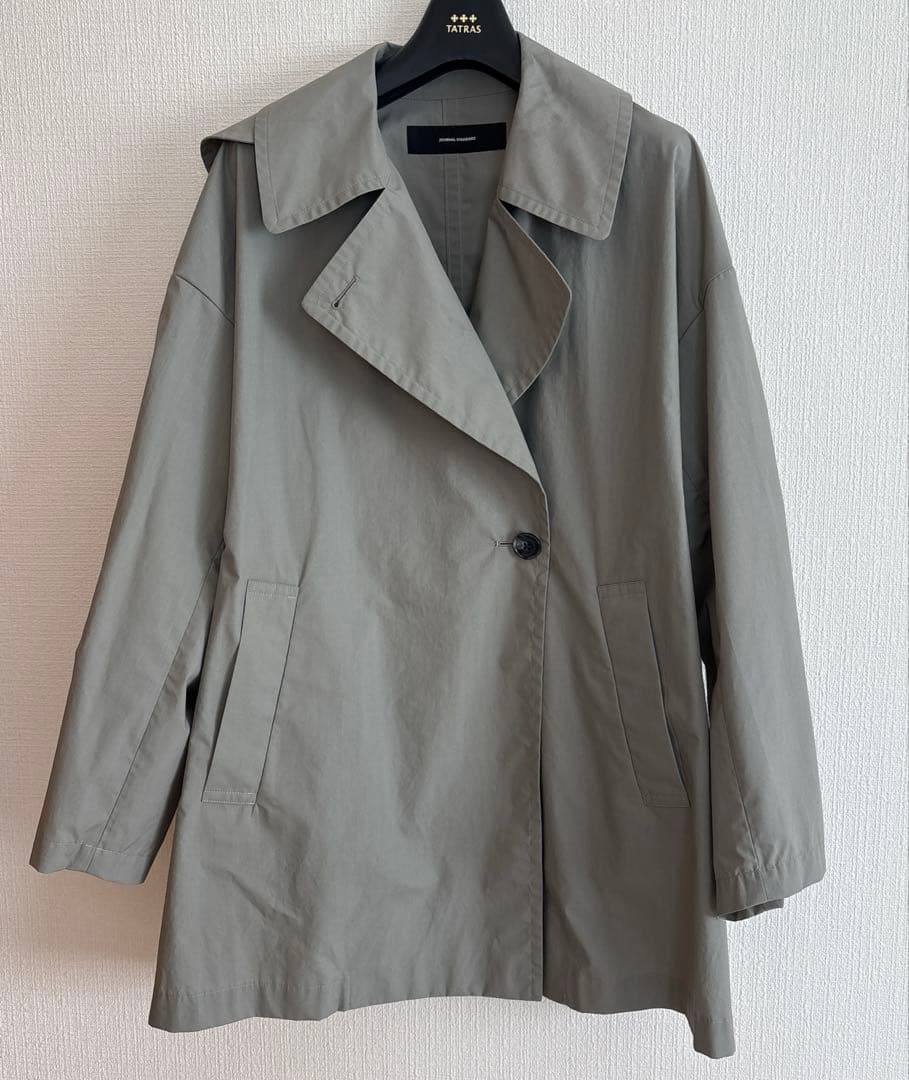 【美品】JOURNAL STANDARD ドライクロスミドルバルカラーコート