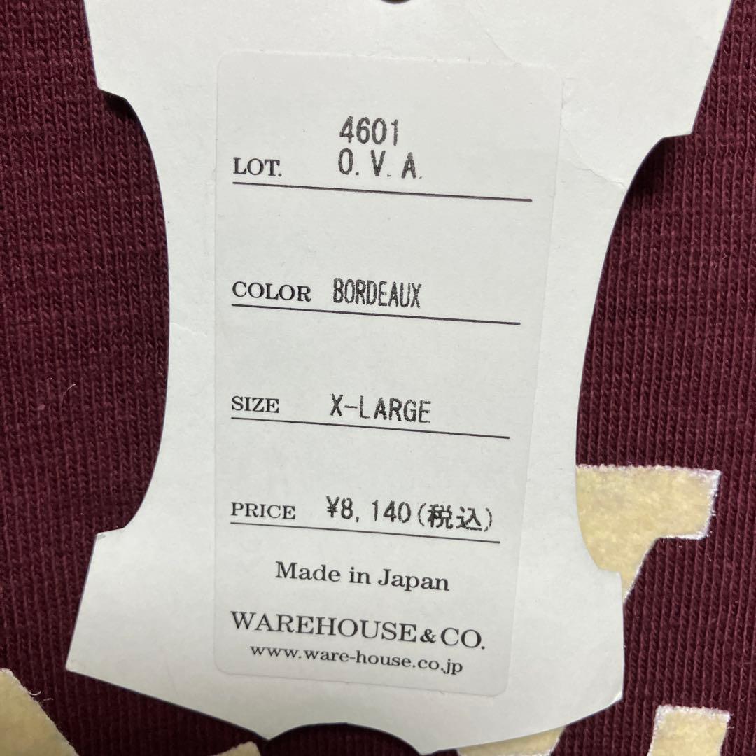 【新品未使用】WAREHOUSE/ウエアハウス Lot4601 XLサイズ