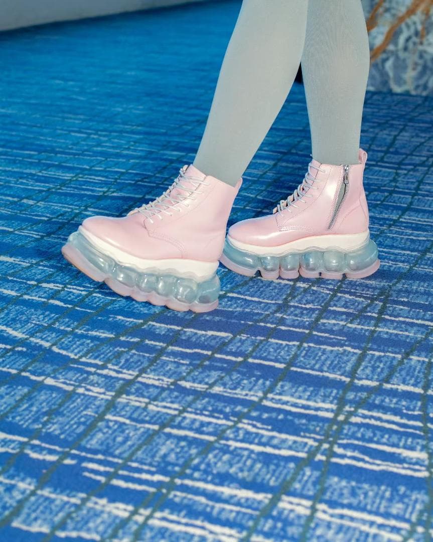 新品 MIKIOSAKABE New \"Jewelry\" Boots Pink