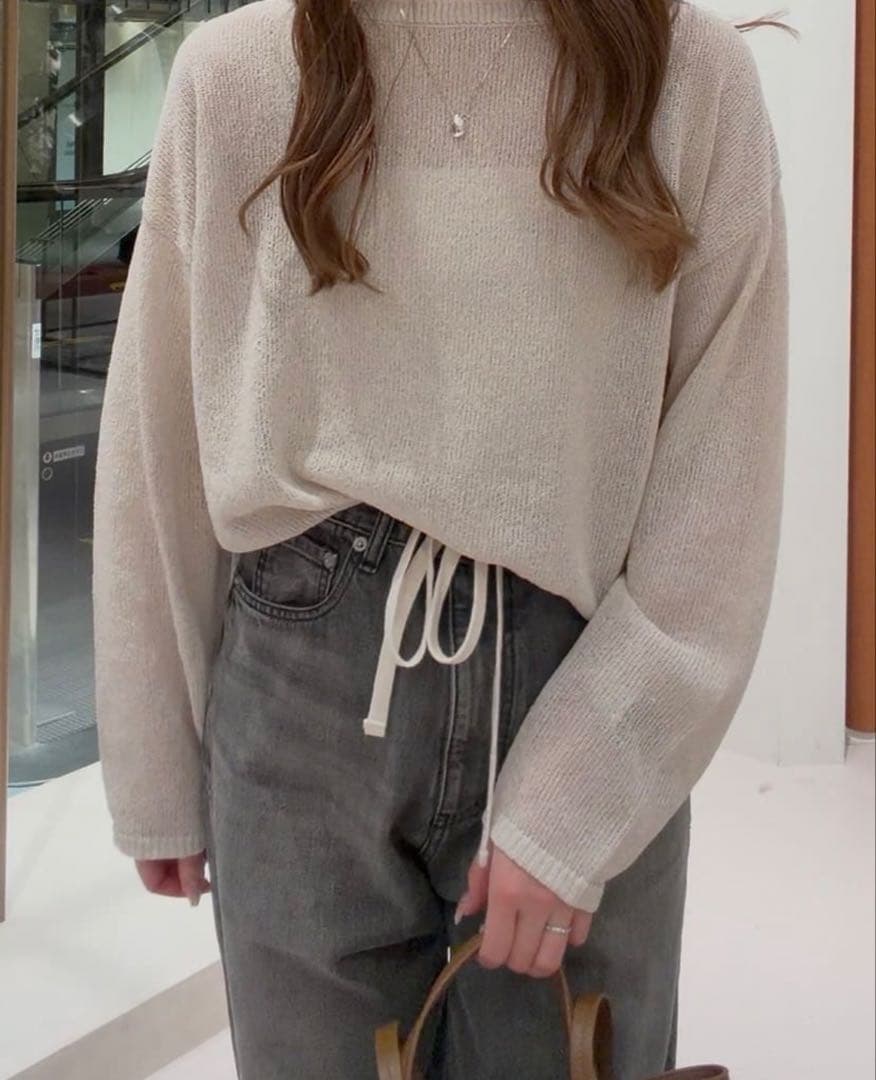 うさぎ❣️美品❣️ Whim Gazette【ドロストデニムパンツ】