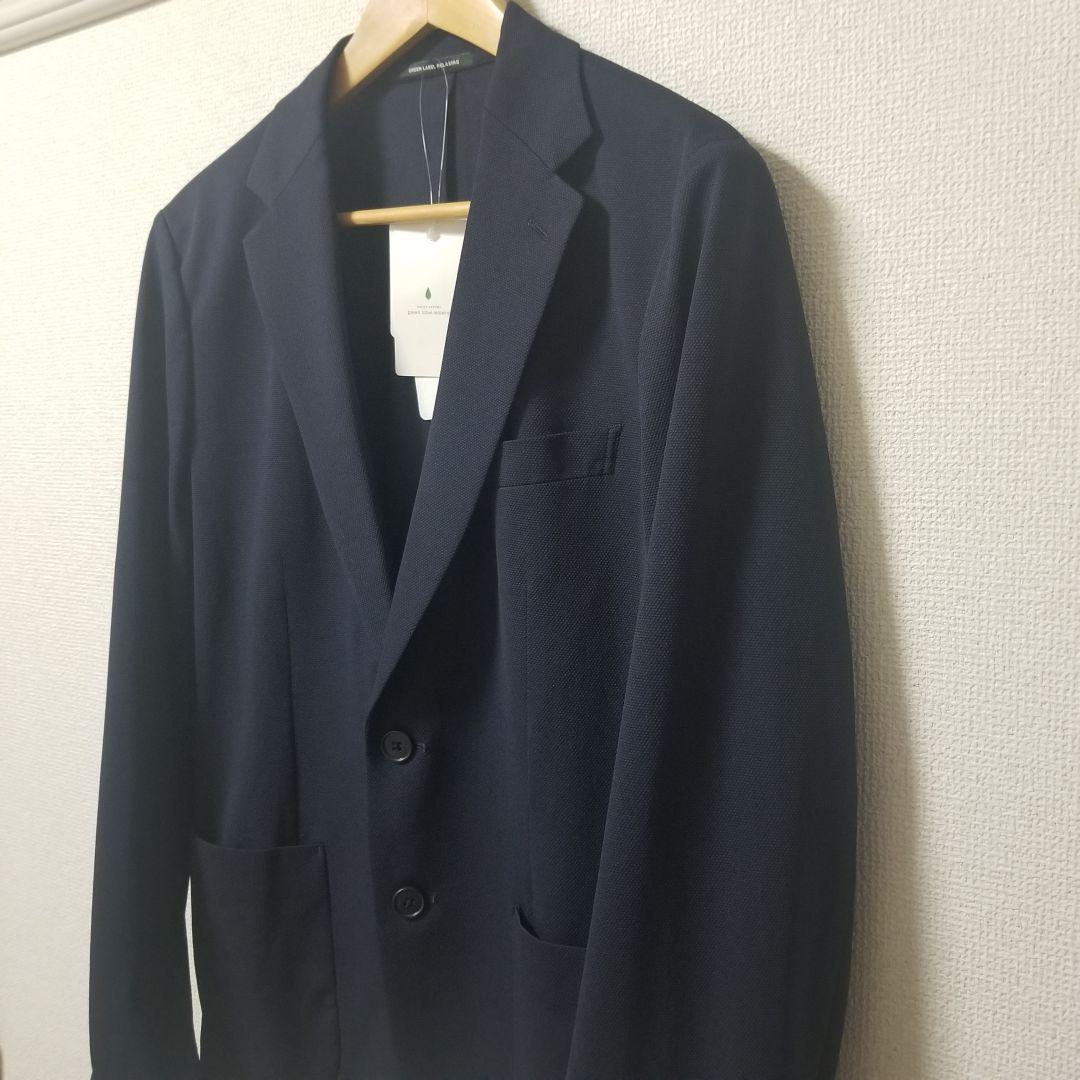 【新品】【グリーンレーベルリラクシング】洗える ラッカン ジャケット M
