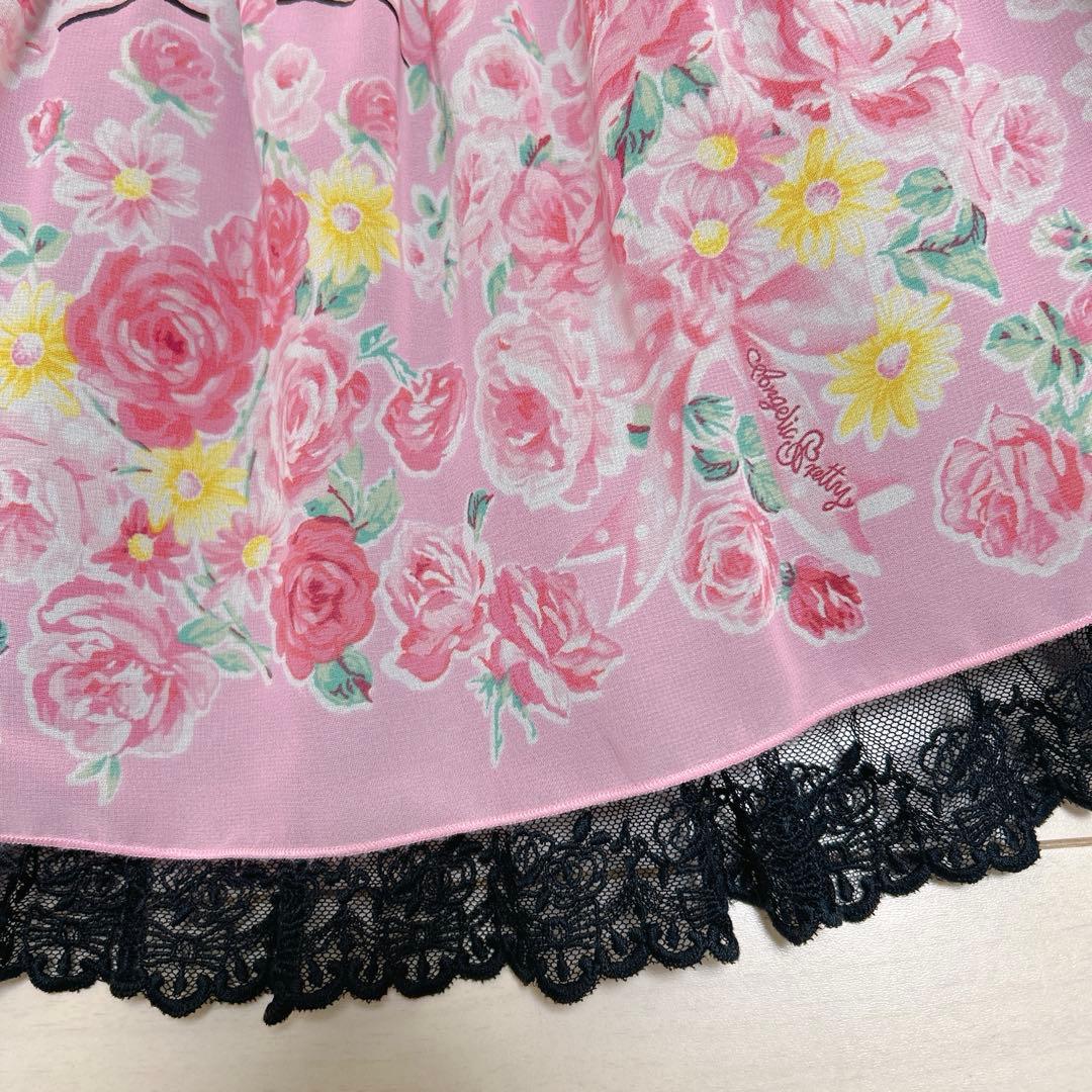 Angelic Pretty パウダーローズ JSK バレッタ付 ※商品欄要確認