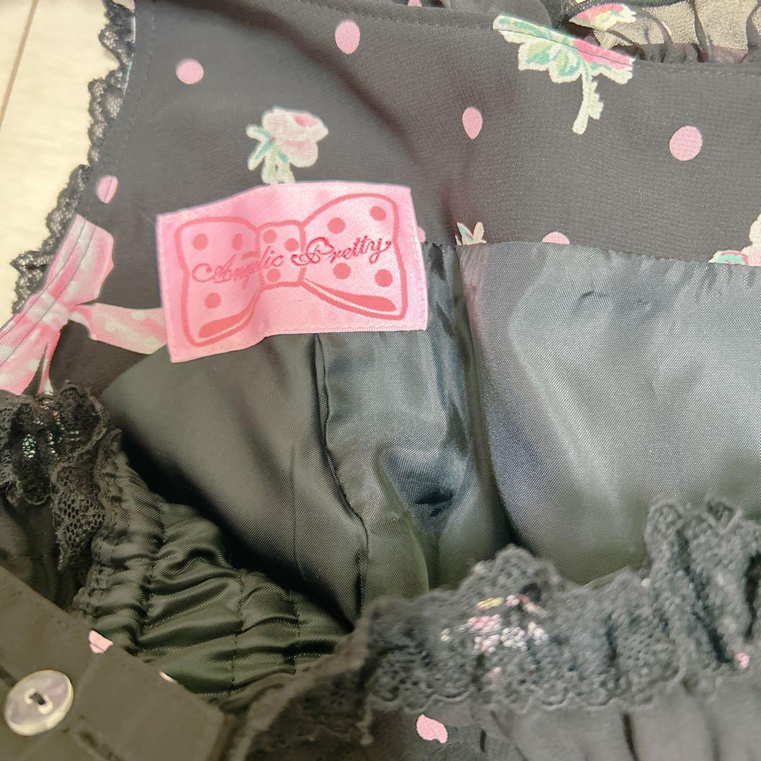 Angelic Pretty パウダーローズ JSK バレッタ付 ※商品欄要確認