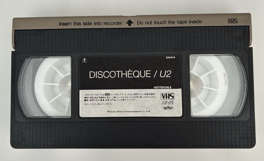 超レア:コレクターアイテム U2 POP 特別版 VHS & CD BOXセット