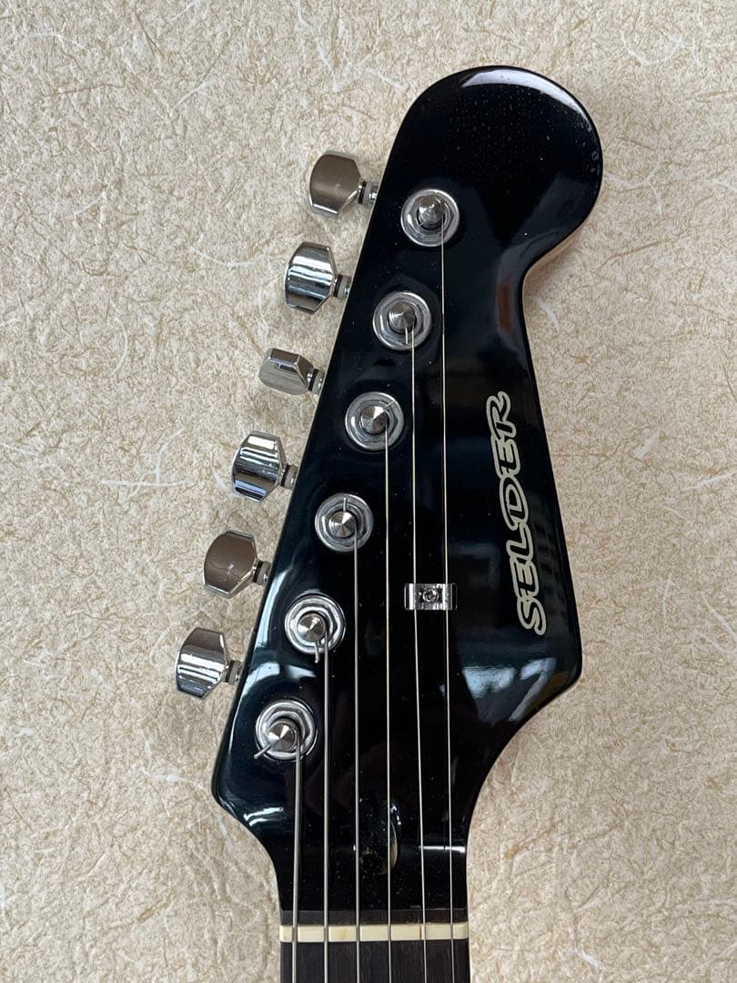 【美品】SELDER セルダー エレキギター ブラック ストラトタイプ 現状品