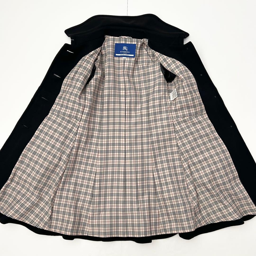 美品✨BURBERRY BLUELABEL ロングコート　ブラック　38